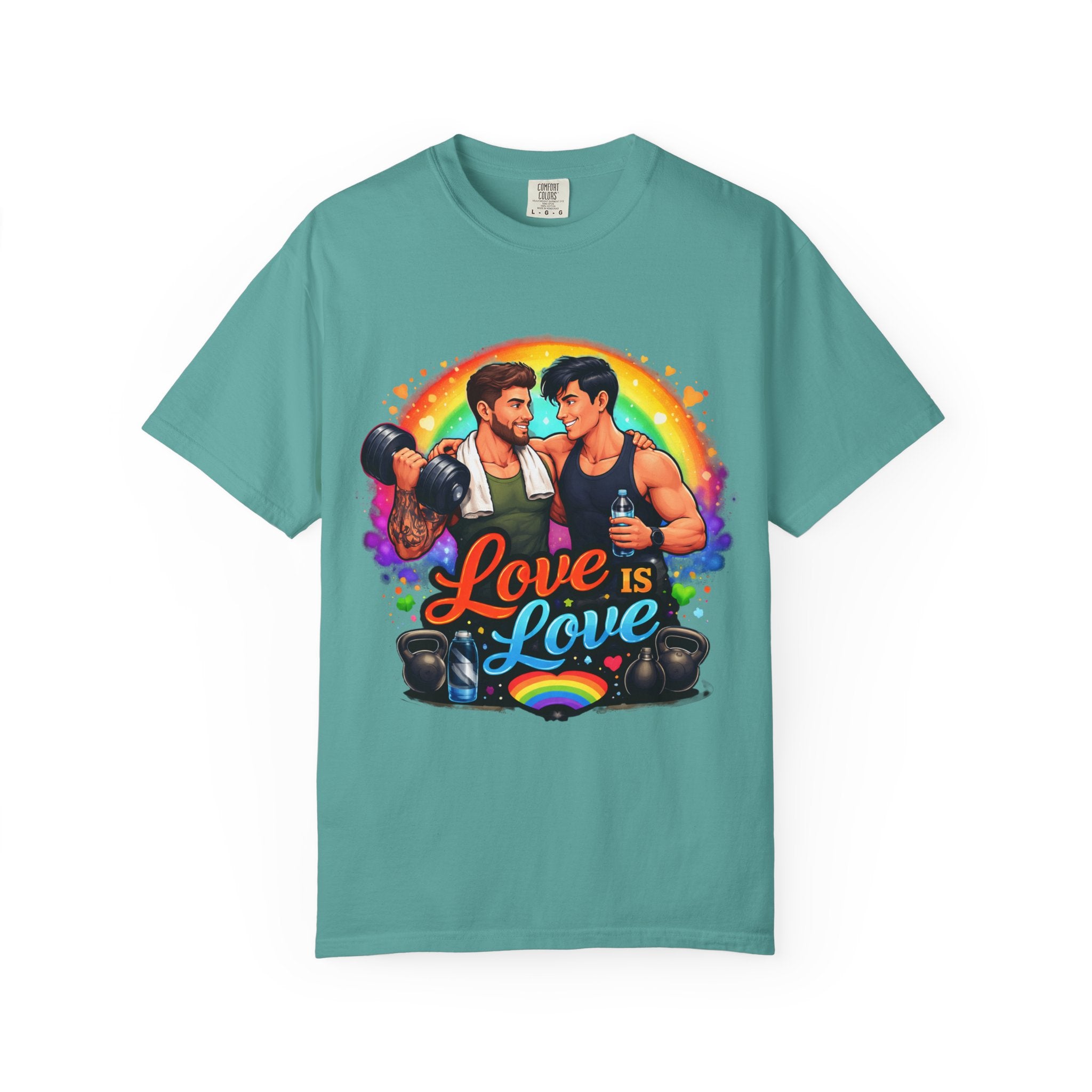 Love Is Love T-Shirt — Rainbow Gay Pride Couples Tee