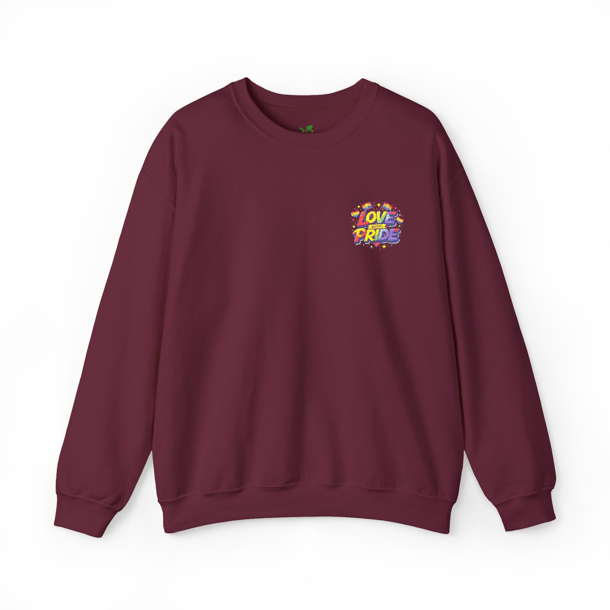 Crewneck Sweatshirt — Colorful Retro Sunflower Graphic