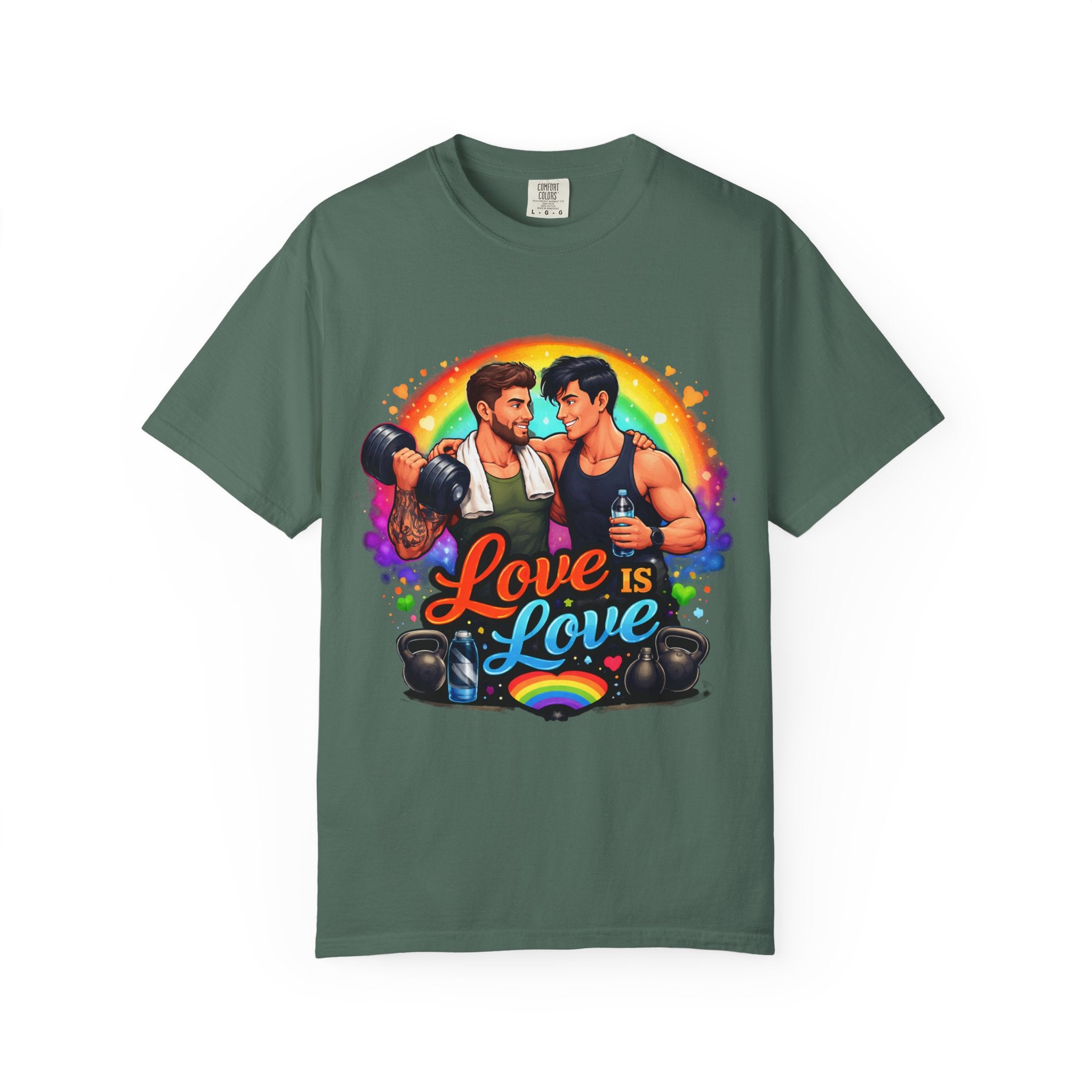 Love Is Love T-Shirt — Rainbow Gay Pride Couples Tee