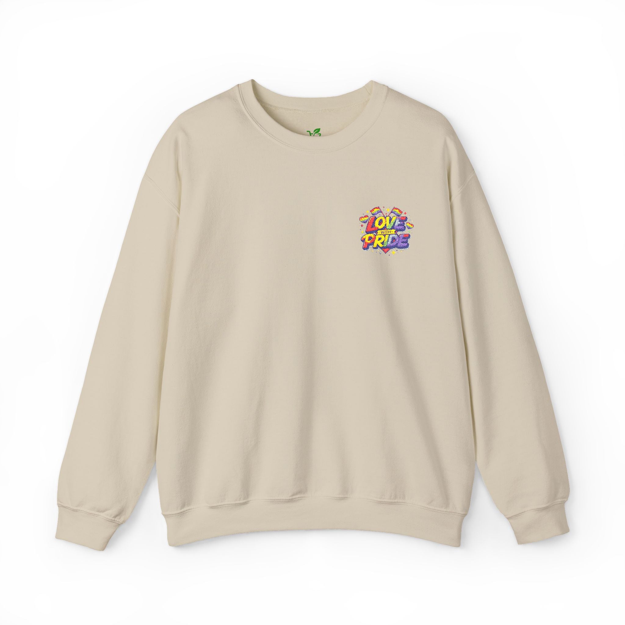 Crewneck Sweatshirt — Colorful Retro Sunflower Graphic