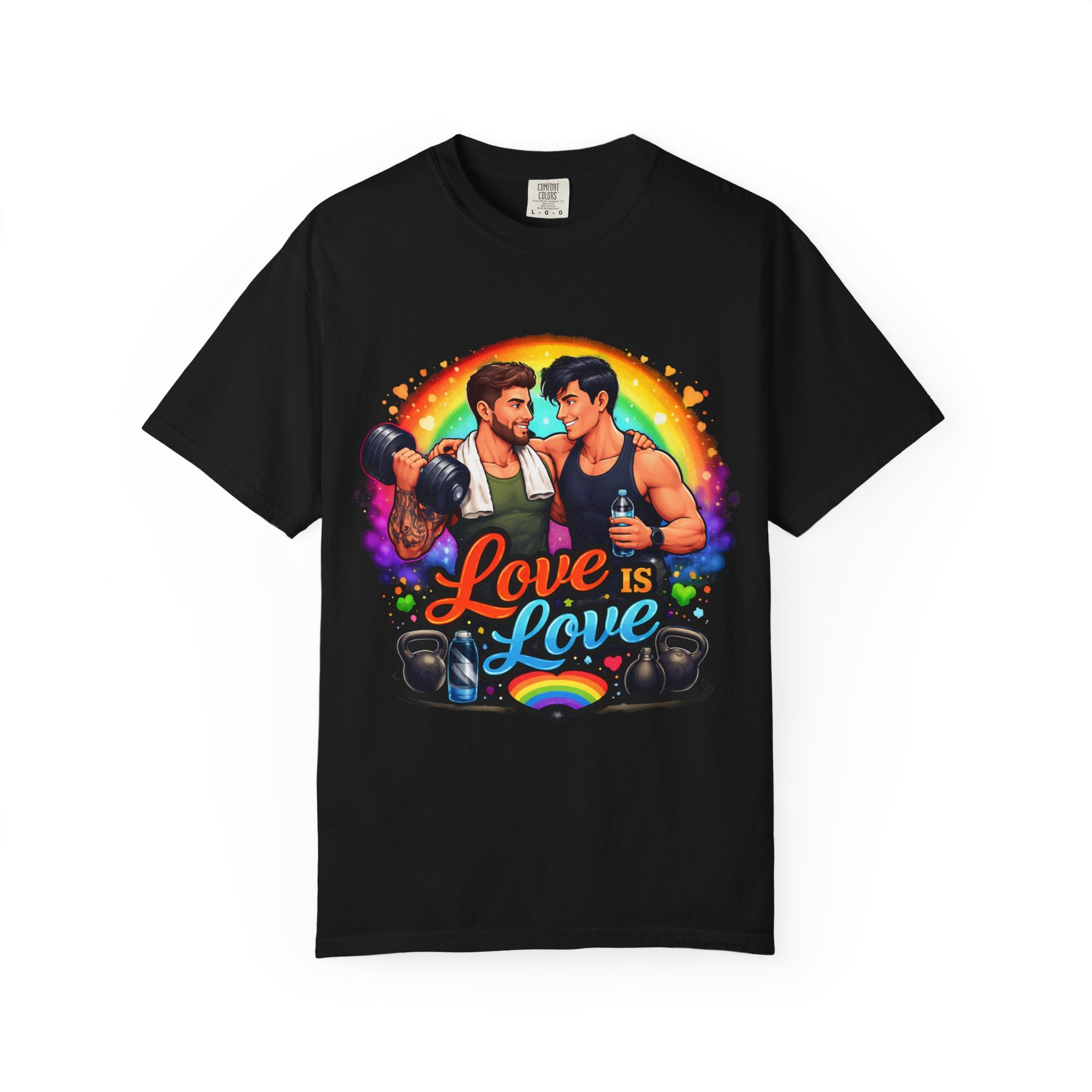 Love Is Love T-Shirt — Rainbow Gay Pride Couples Tee