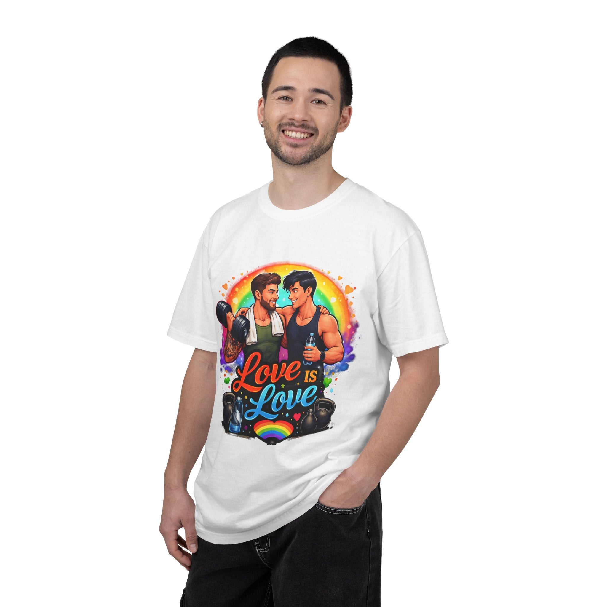 Love Is Love T-Shirt — Rainbow Gay Pride Couples Tee