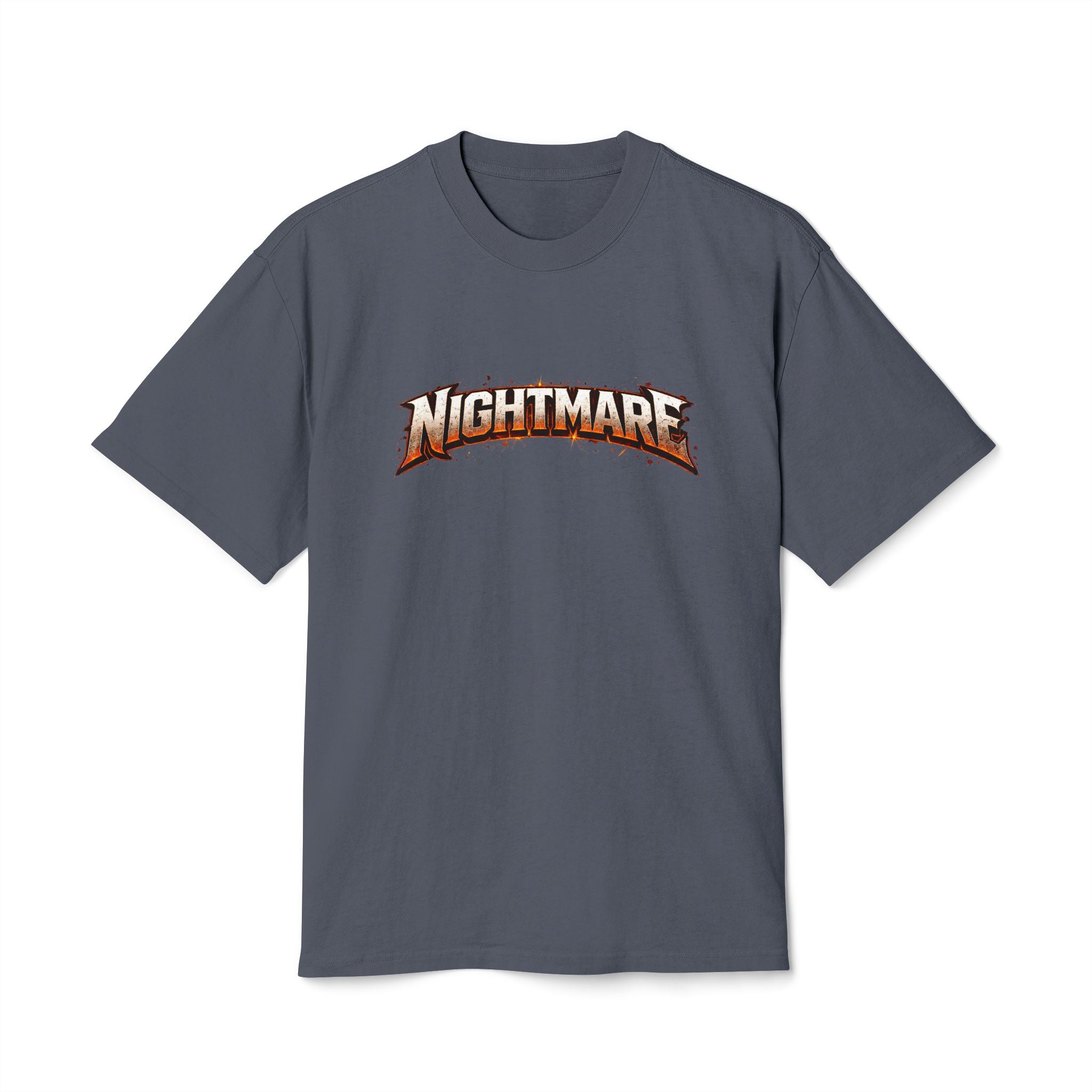 Nightmare Gym Tee — Heavyweight Vintage Workout T‑Shirt