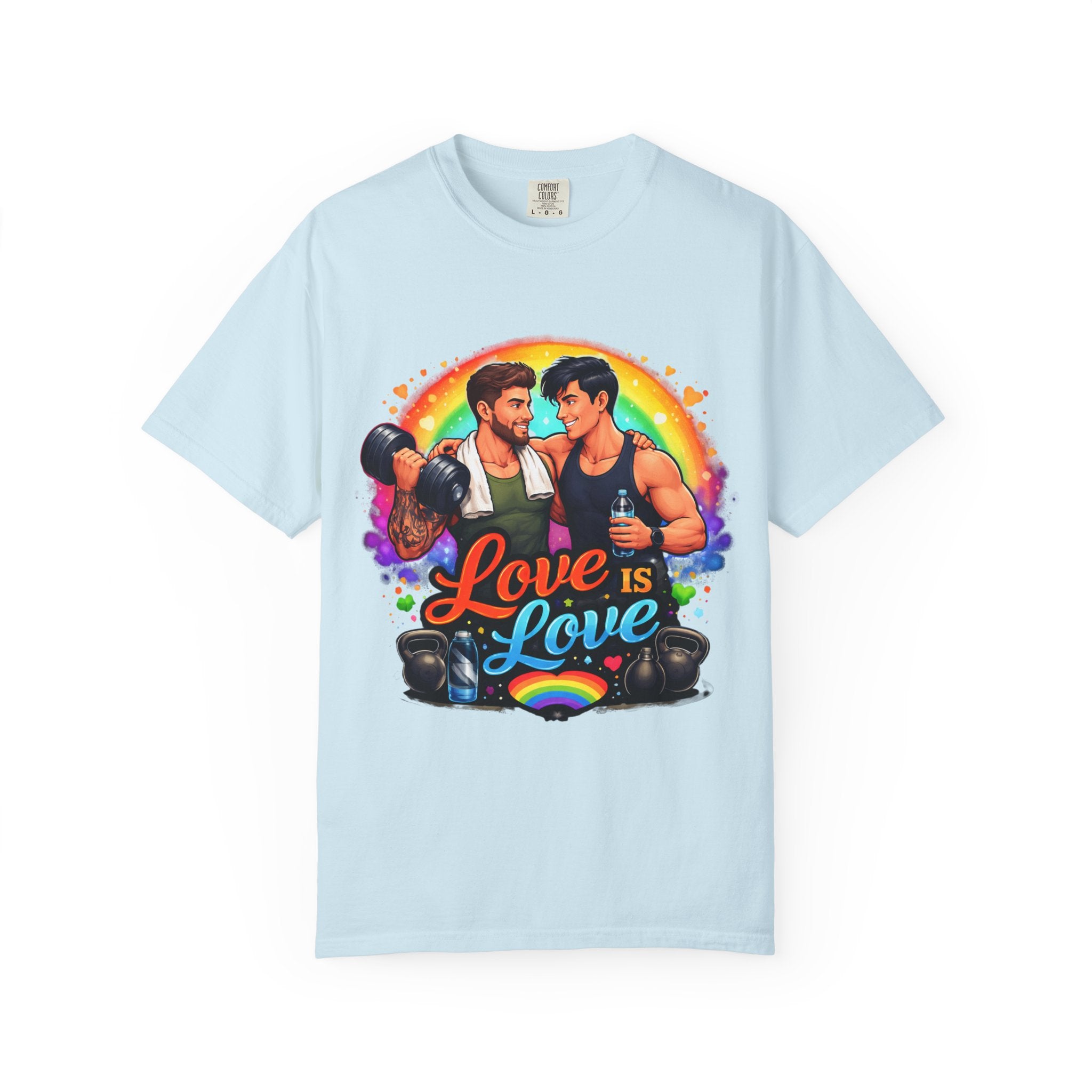 Love Is Love T-Shirt — Rainbow Gay Pride Couples Tee