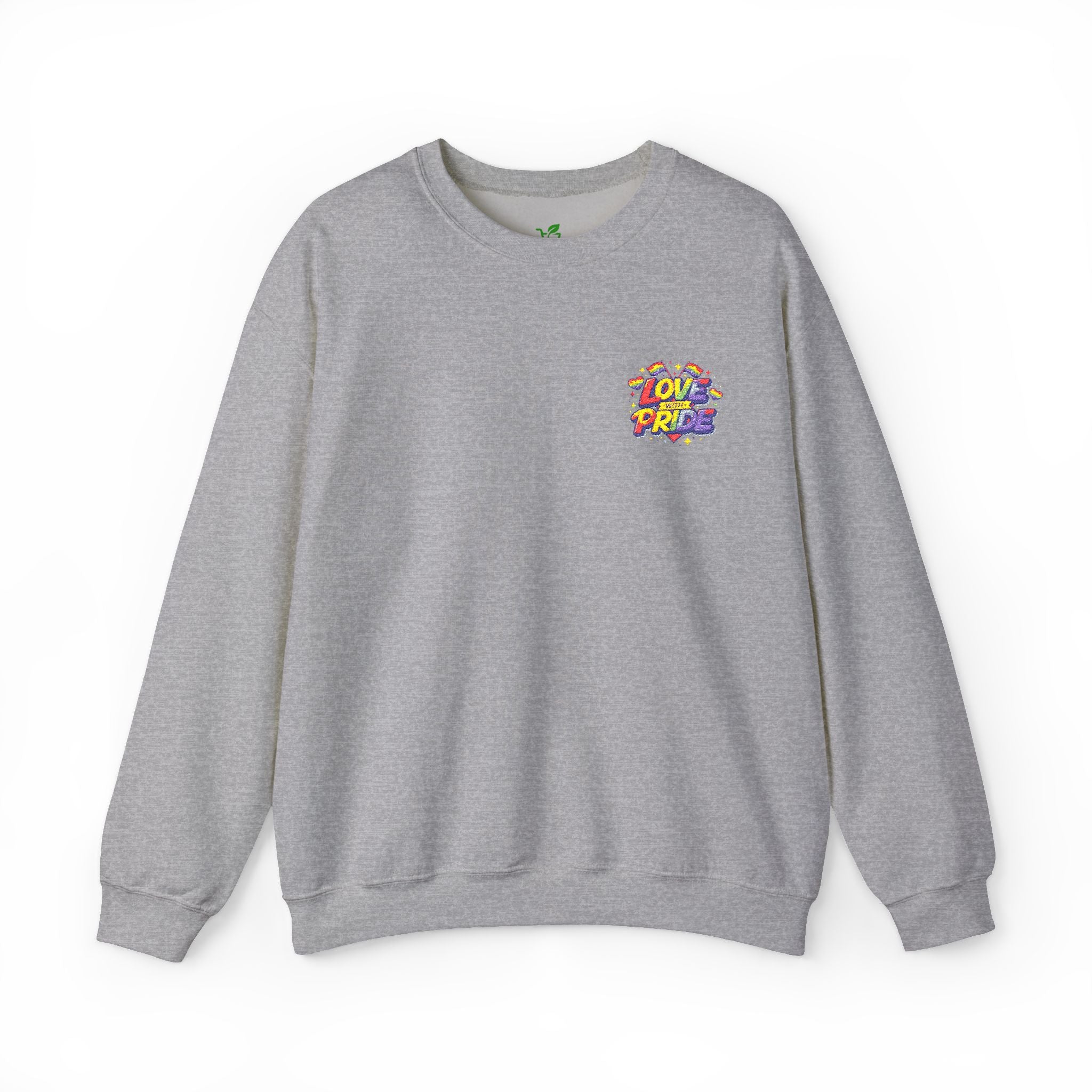 Crewneck Sweatshirt — Colorful Retro Sunflower Graphic