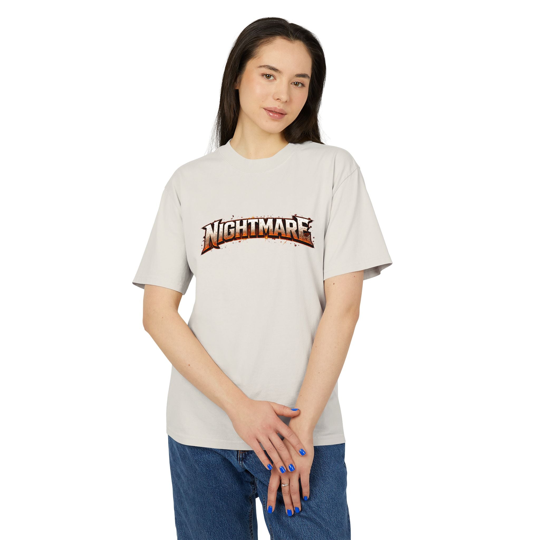 Nightmare Gym Tee — Heavyweight Vintage Workout T‑Shirt