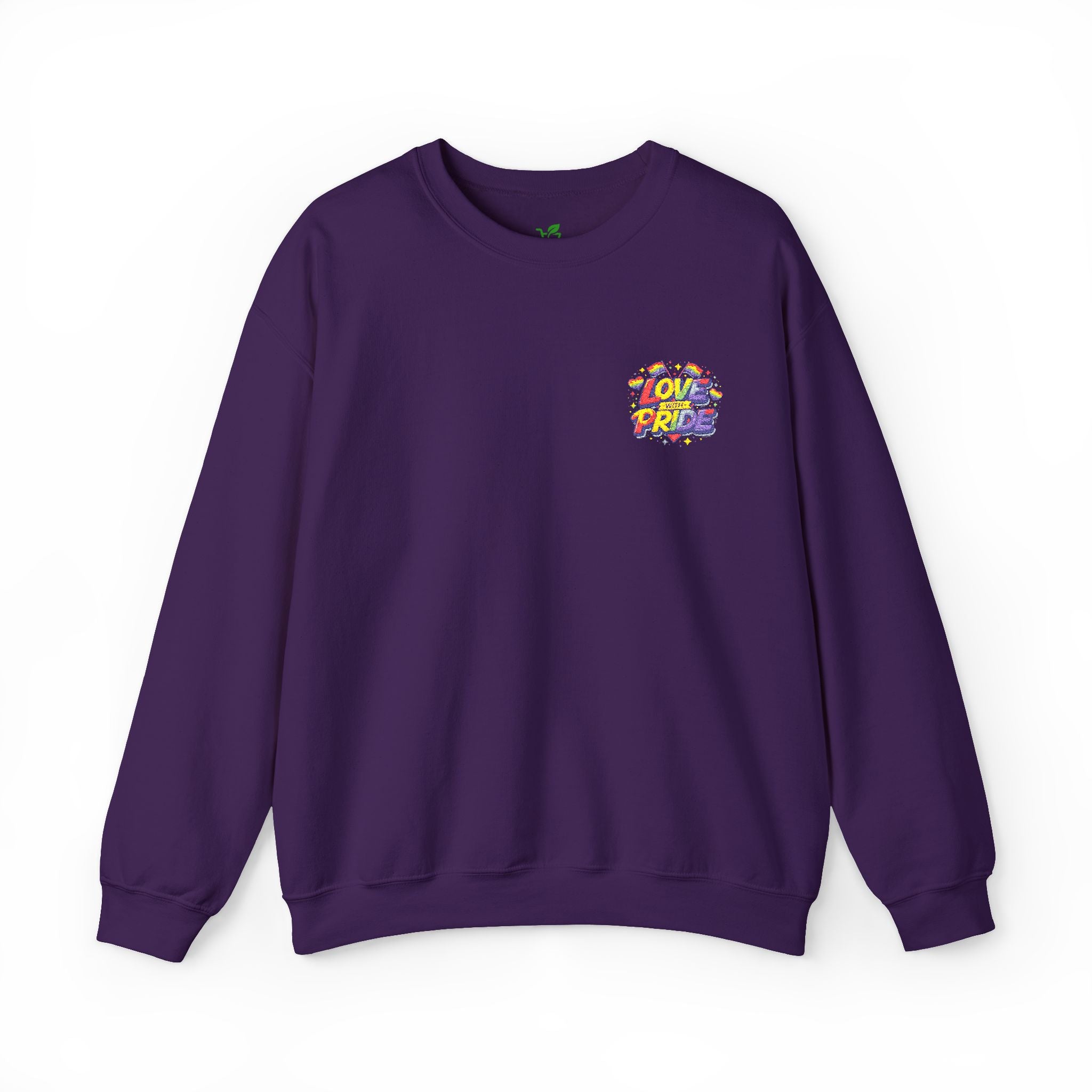 Crewneck Sweatshirt — Colorful Retro Sunflower Graphic