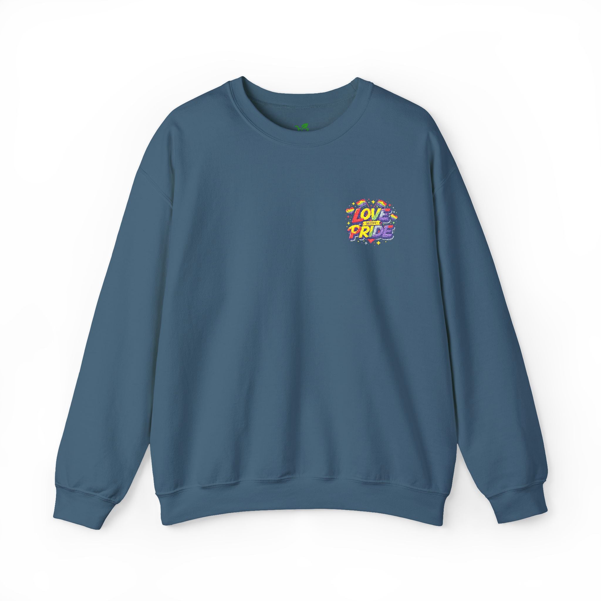 Crewneck Sweatshirt — Colorful Retro Sunflower Graphic