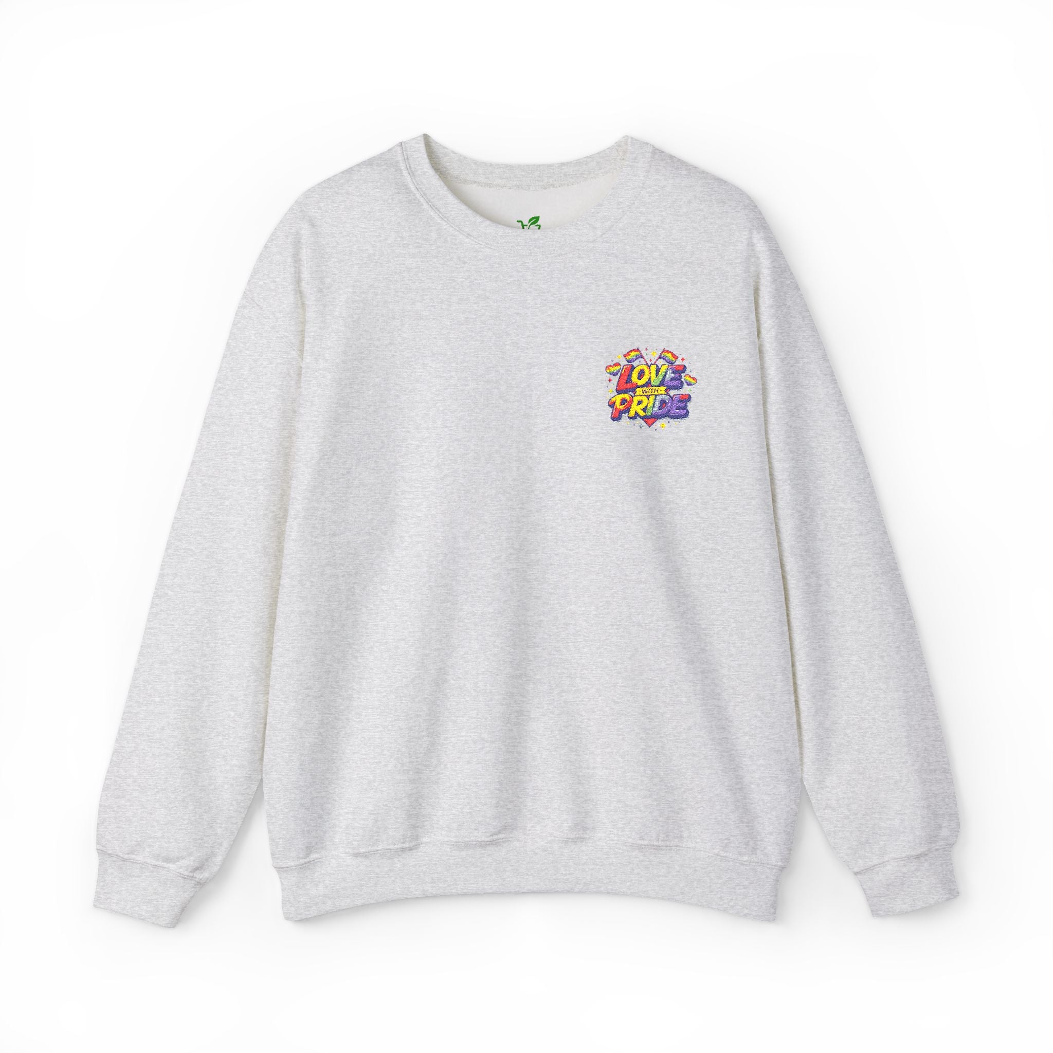 Crewneck Sweatshirt — Colorful Retro Sunflower Graphic