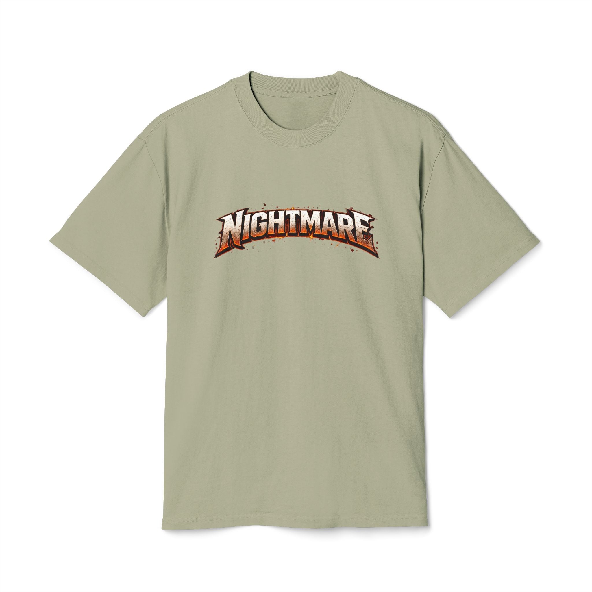 Nightmare Gym Tee — Heavyweight Vintage Workout T‑Shirt
