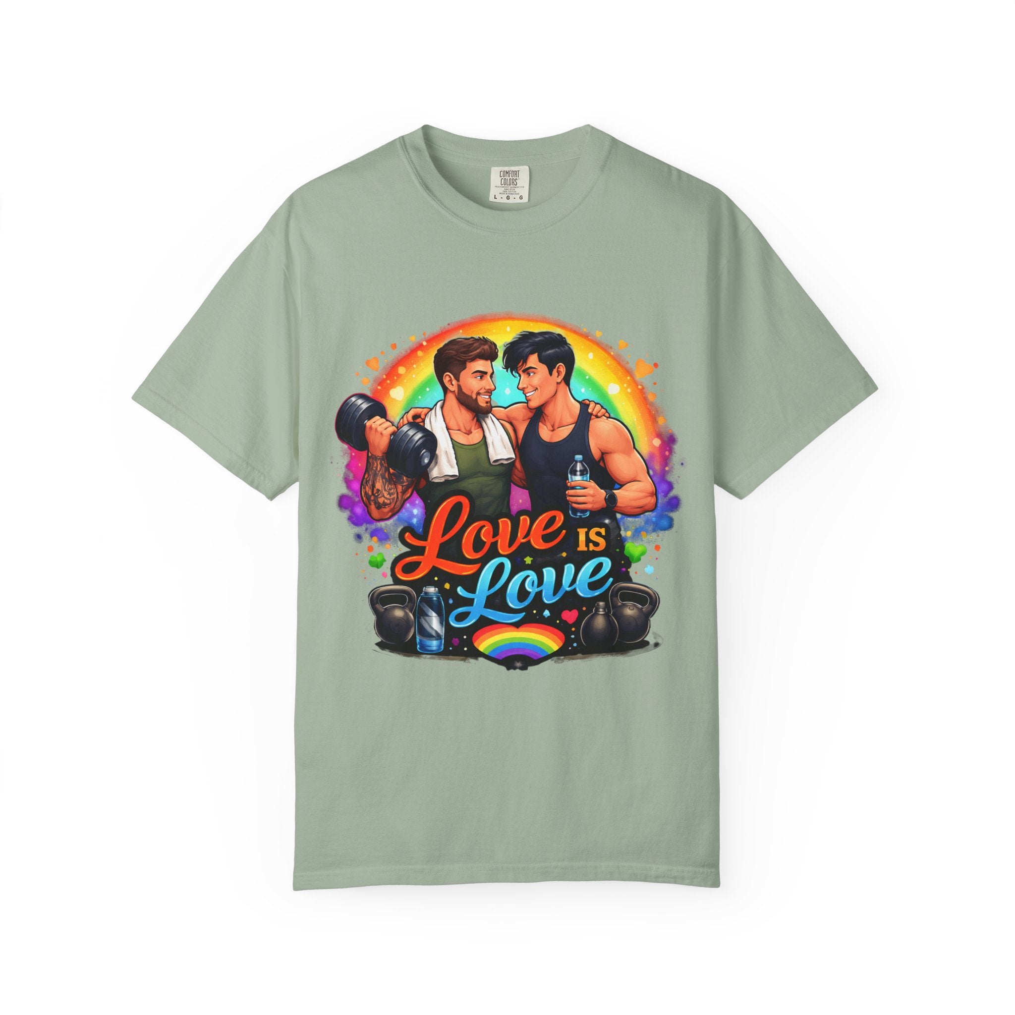 Love Is Love T-Shirt — Rainbow Gay Pride Couples Tee