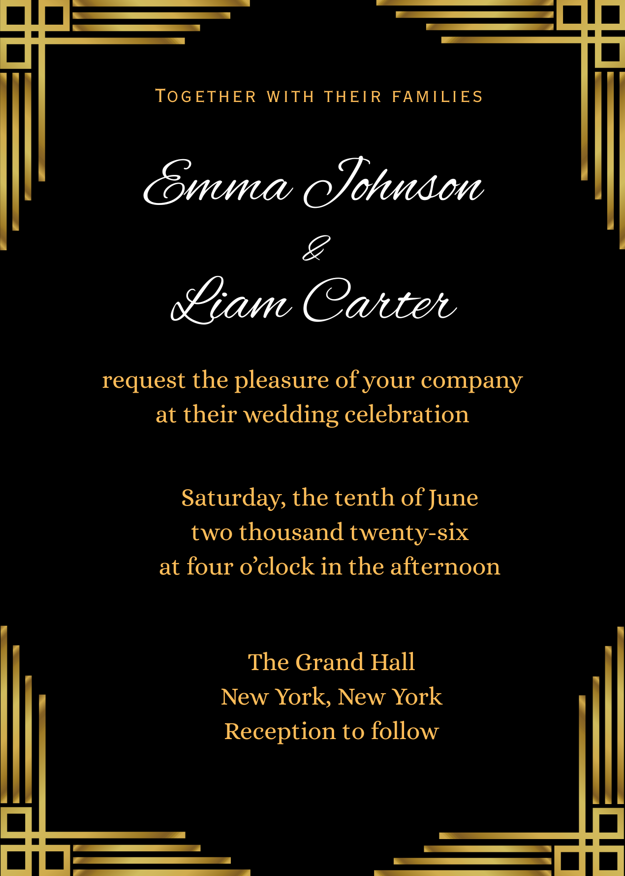 Editable Wedding Invitation Template Suite | Canva Wedding Invite Bundle | RSVP, Details, Thank You Card | Instant Download